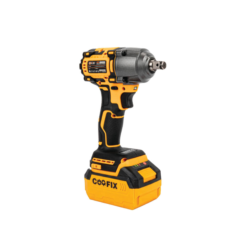 บล็อกกระแทกไร้สาย (พร้อมแบตเตอรี่) COOFIX รุ่น CF-IW006 500 นิวตัน แบตเตอรี่ 4.0AH 20V
